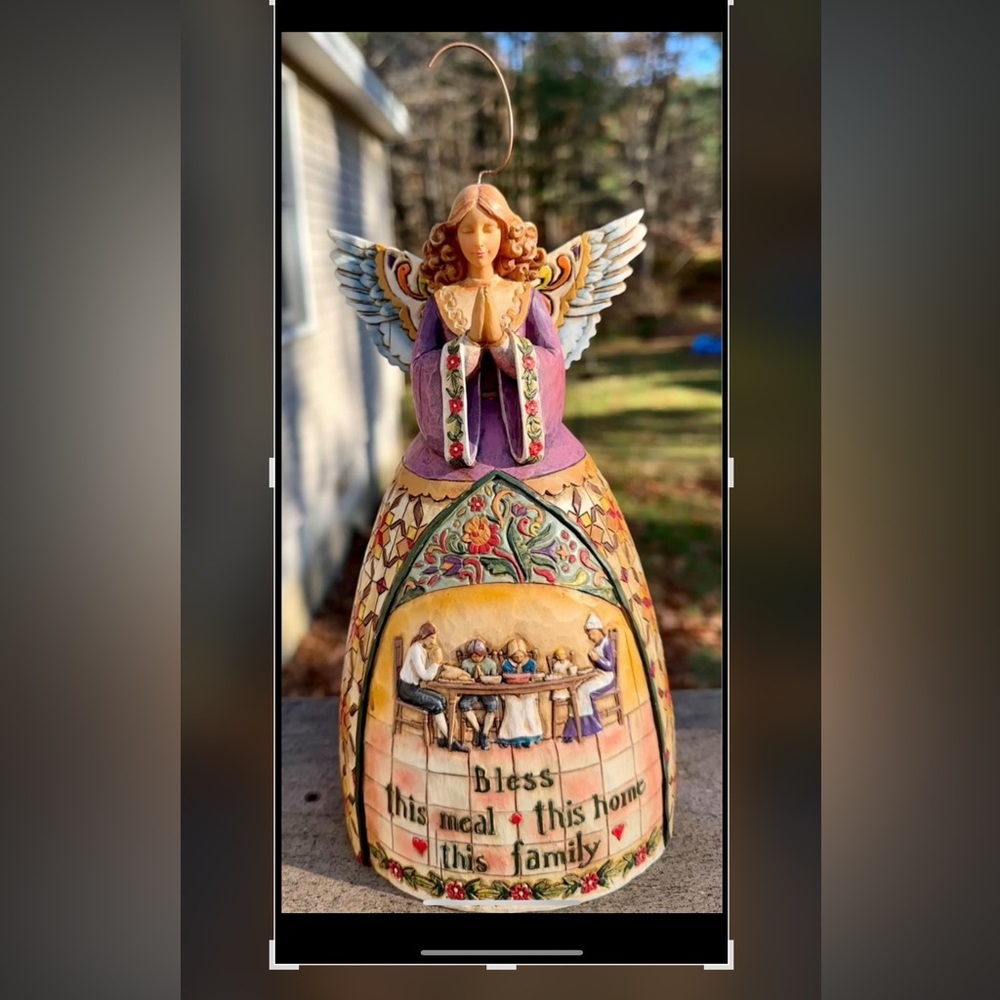 2006 Jim Shore Hanging Angel “A Prayer of Thankfulness”